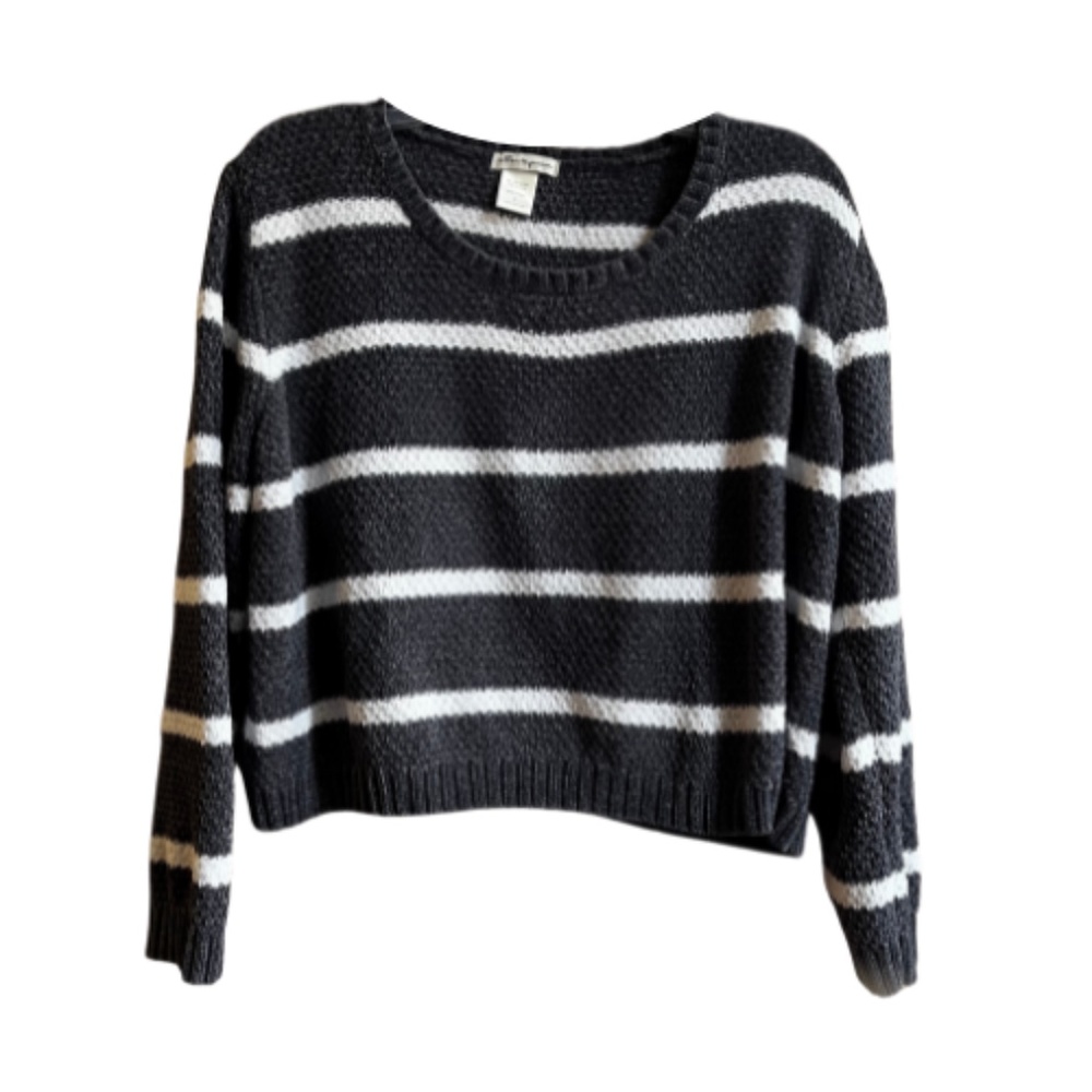 Cotton Emporium Fionn Cropped Chenille Pullover Sweater. Size Small